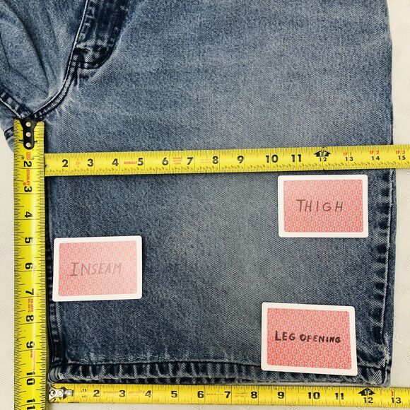 Merona Denim Short Womens W38 Preshrunk L10 Light Wash Jean Pleated Cotton Fade - Picture 7 of 8